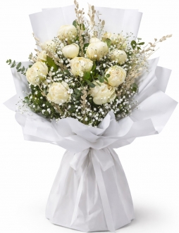 PREMİUM BEYAZ ŞAKAYIK BUKETİ. 