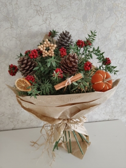 RUSTİK KIŞ KOKİNA BUKETİ. 